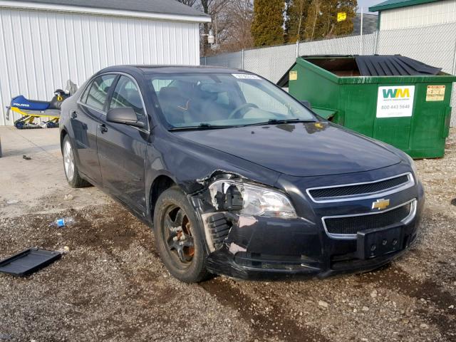 1G1ZB5EB7A4105937 - 2010 CHEVROLET MALIBU LS BLACK photo 1
