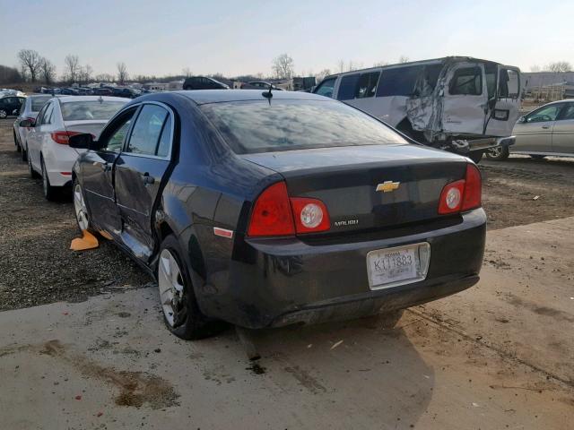 1G1ZB5EB7A4105937 - 2010 CHEVROLET MALIBU LS BLACK photo 3