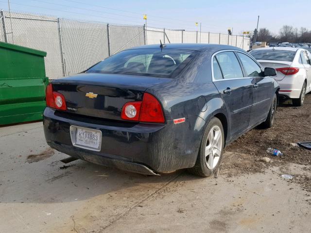 1G1ZB5EB7A4105937 - 2010 CHEVROLET MALIBU LS BLACK photo 4