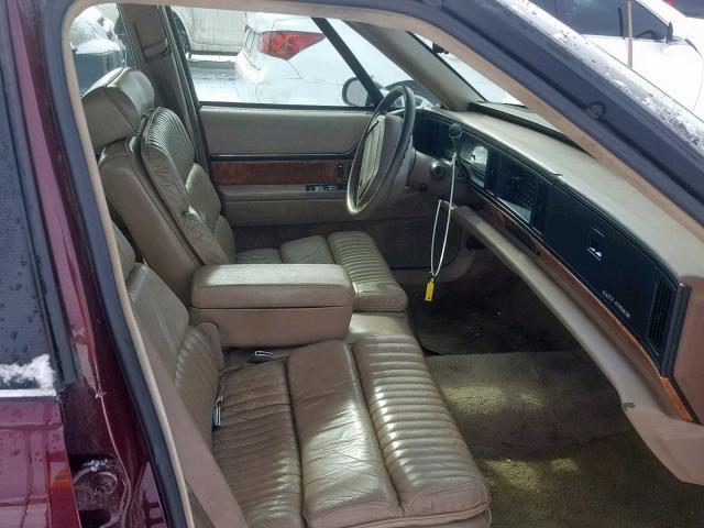 1G4CW53LXM1684842 - 1991 BUICK PARK AVENU BURGUNDY photo 5