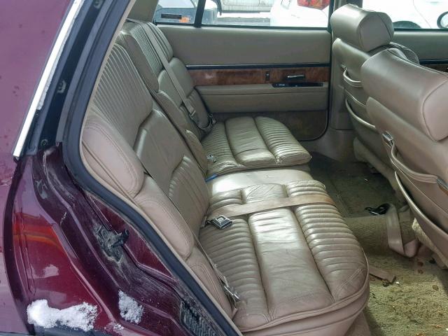 1G4CW53LXM1684842 - 1991 BUICK PARK AVENU BURGUNDY photo 6