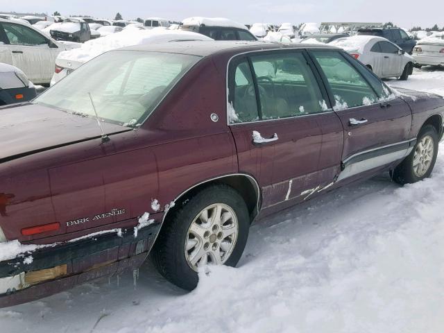 1G4CW53LXM1684842 - 1991 BUICK PARK AVENU BURGUNDY photo 9