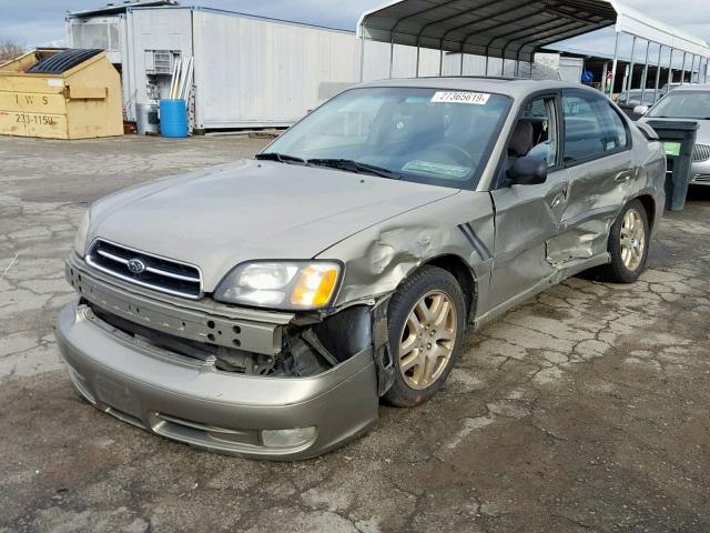 4S3BE6452Y7203140 - 2000 SUBARU LEGACY GT TAN photo 2