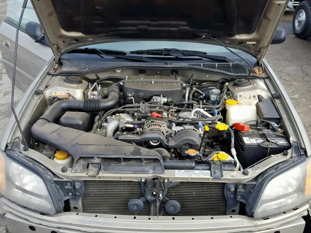 4S3BE6452Y7203140 - 2000 SUBARU LEGACY GT TAN photo 7