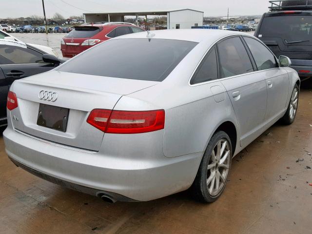 WAUCH74FX9N030150 - 2009 AUDI A6 SILVER photo 4