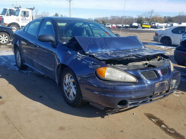 1G2NE52FX4M576462 - 2004 PONTIAC GRAND AM S BLUE photo 1