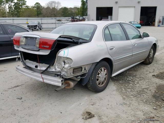 1G4HP54K144156646 - 2004 BUICK LESABRE CU SILVER photo 4