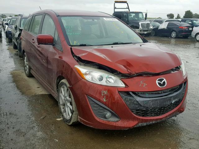 JM1CW2CLXC0132961 - 2012 MAZDA 5 RED photo 1