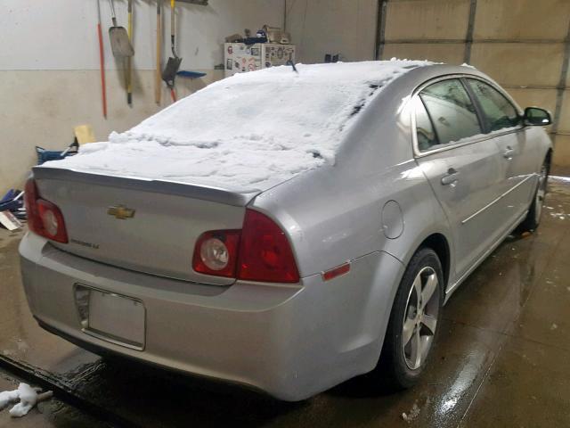 1G1ZC5E14BF211031 - 2011 CHEVROLET MALIBU 1LT 银色 照片 4