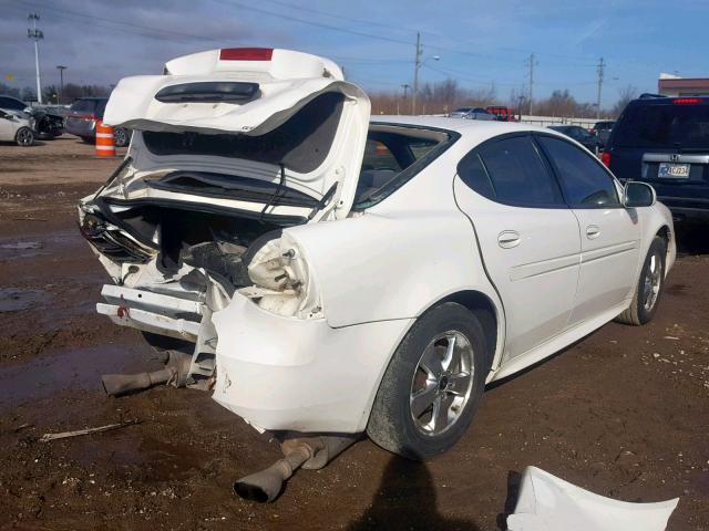 2G2WS522551164327 - 2005 PONTIAC GRAND PRIX WHITE photo 4