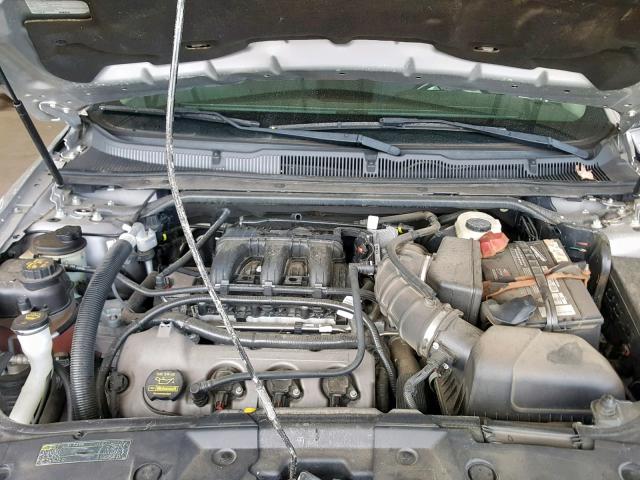 1FAHP2EW1BG189961 - 2011 FORD TAURUS SEL SILVER photo 7