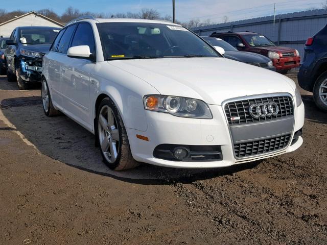 WAUSF78E38A023906 - 2008 AUDI A4 S-LINE WHITE photo 1