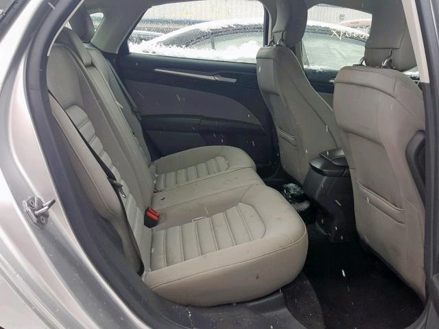 3FA6P0G78DR213329 - 2013 FORD FUSION S SILVER photo 6