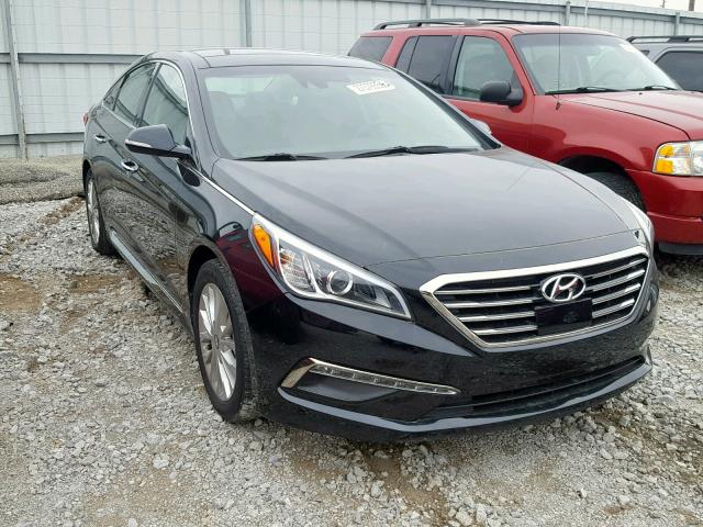 5NPE34AF0FH121517 - 2015 HYUNDAI SONATA SPO BLACK photo 1