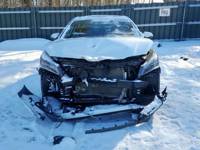 5NPE34AF9HH488273 - 2017 HYUNDAI SONATA SPO WHITE photo 9