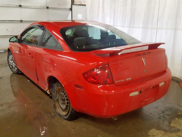 1G2AL15F577358151 - 2007 PONTIAC G5 RED photo 3