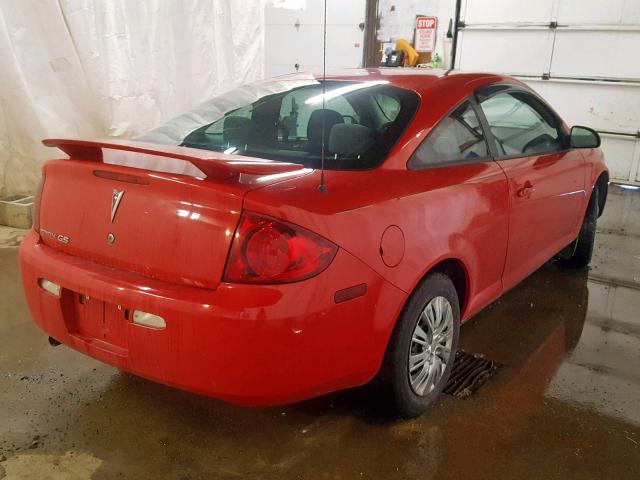 1G2AL15F577358151 - 2007 PONTIAC G5 RED photo 4