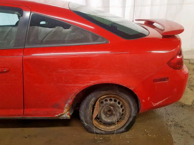 1G2AL15F577358151 - 2007 PONTIAC G5 RED photo 9