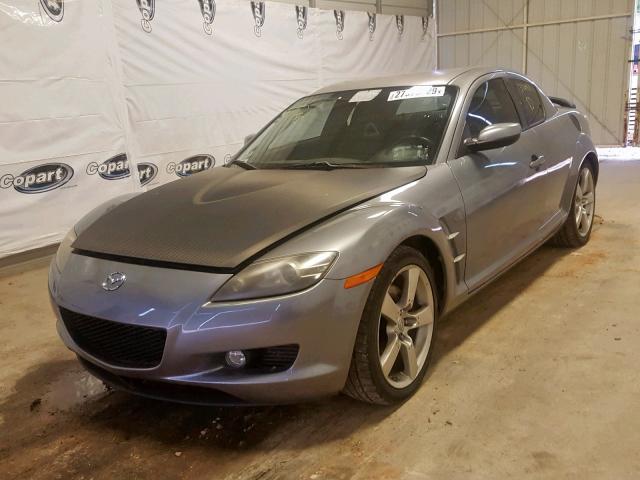 JM1FE17N950156077 - 2005 MAZDA RX8 BLUE photo 2