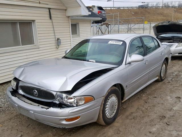 1G4HP54K8YU333182 - 2000 BUICK LESABRE CU SILVER photo 2