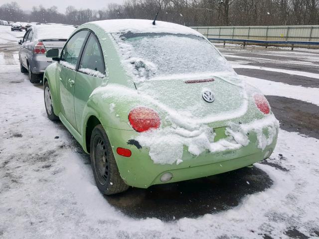 3VWBC21C7YM473548 - 2000 VOLKSWAGEN NEW BEETLE Yaşıl foto 3