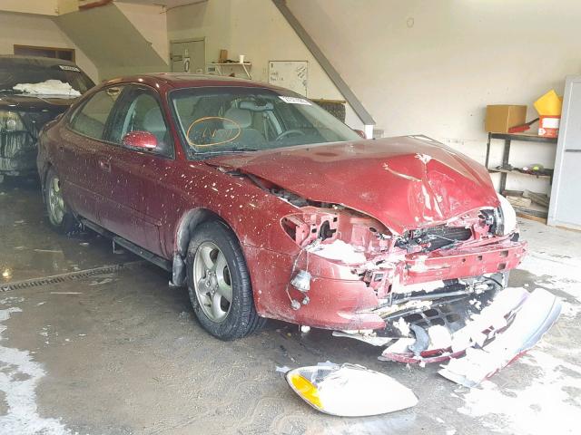 1FAFP55U62G188005 - 2002 FORD TAURUS SES MAROON photo 1