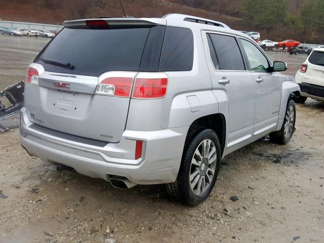 2GKFLVE32H6281968 - 2017 GMC TERRAIN DE SILVER photo 4