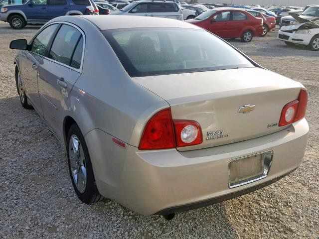 1G1ZC5E0XAF300771 - 2010 CHEVROLET MALIBU 1LT 金色 照片 3