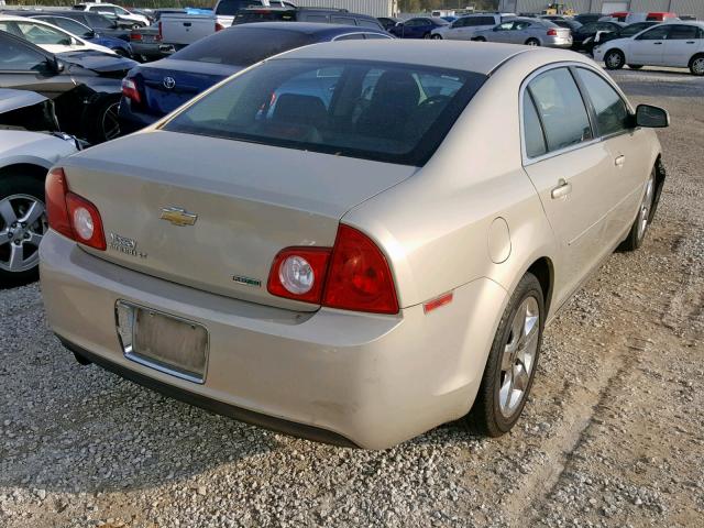 1G1ZC5E0XAF300771 - 2010 CHEVROLET MALIBU 1LT 金色 照片 4