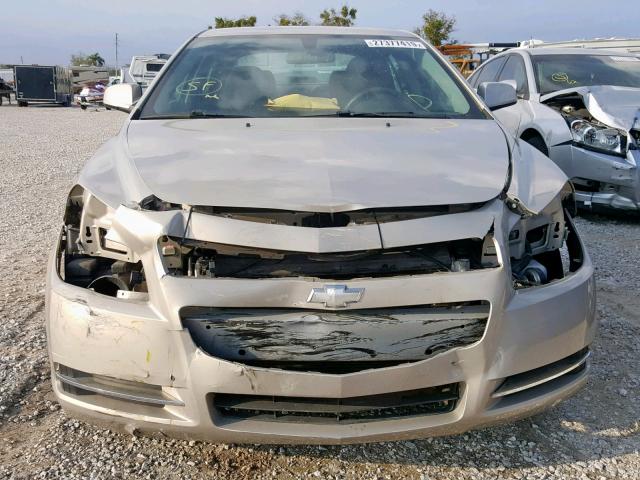 1G1ZC5E0XAF300771 - 2010 CHEVROLET MALIBU 1LT 金色 照片 9