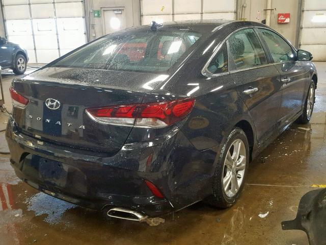 5NPE34AF3JH723353 - 2018 HYUNDAI SONATA SPO BLACK photo 4