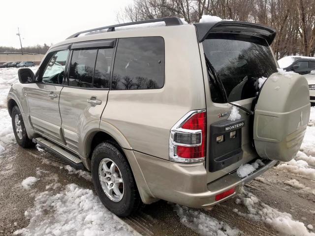 JA4MW51R81J005737 - 2001 MITSUBISHI MONTERO LI BEIGE photo 3