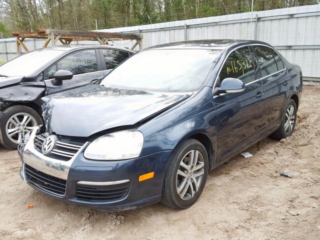 3VWSF71K36M709735 - 2006 VOLKSWAGEN JETTA 2.5 BLUE photo 2