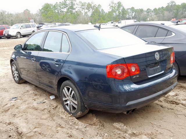 3VWSF71K36M709735 - 2006 VOLKSWAGEN JETTA 2.5 BLUE photo 3