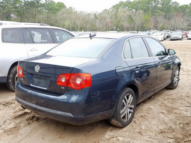 3VWSF71K36M709735 - 2006 VOLKSWAGEN JETTA 2.5 BLUE photo 4