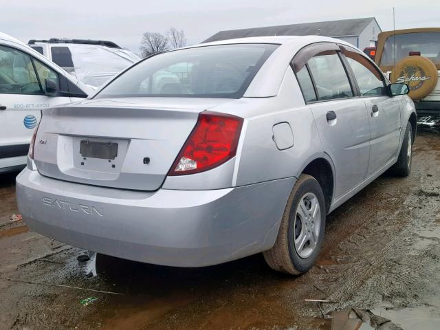 1G8AF52F45Z120155 - 2005 SATURN ION LEVEL SILVER photo 4