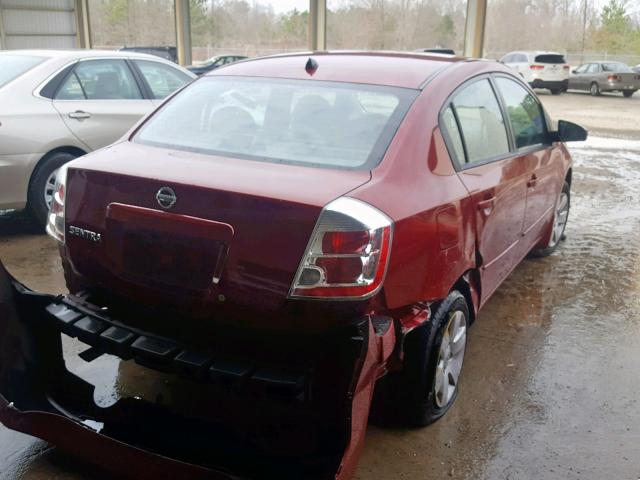 3N1AB61E28L654866 - 2008 NISSAN SENTRA 2.0 RED photo 4