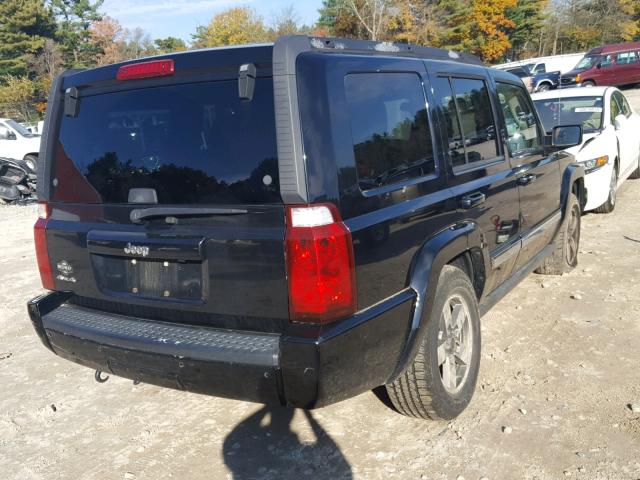 1J8HG48K56C310611 - 2006 JEEP COMMANDER BLACK photo 4