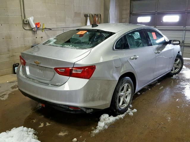 1G1ZB5ST6HF122871 - 2017 CHEVROLET MALIBU LS GRAY photo 4