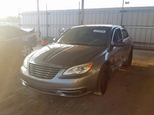 1C3CCBAB7CN295805 - 2012 CHRYSLER 200 LX GRAY photo 2