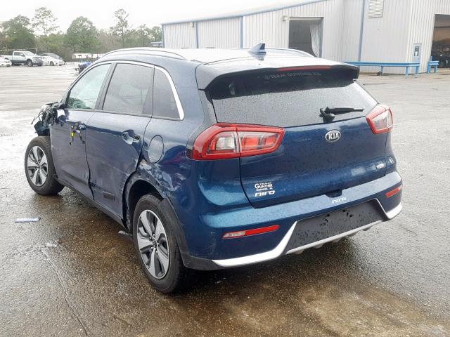 KNDCB3LC9J5204718 - 2018 KIA NIRO FE BLUE photo 3