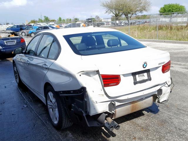 WBA8E9G53GNT86529 - 2016 BMW 328 I SULE WHITE photo 3