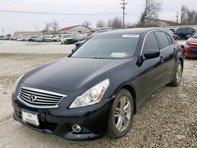 JN1CV6AR3DM769379 - 2013 INFINITI G37 BLACK photo 2