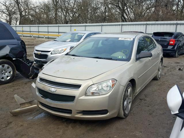 1G1ZB5E18BF240602 - 2011 CHEVROLET MALIBU LS BEIGE photo 2