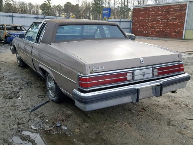 1G4AR37Y1EH910963 - 1984 BUICK ELECTRA LI TAN photo 3