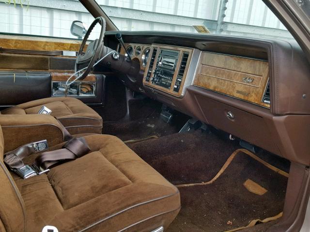 1G4AR37Y1EH910963 - 1984 BUICK ELECTRA LI TAN photo 5