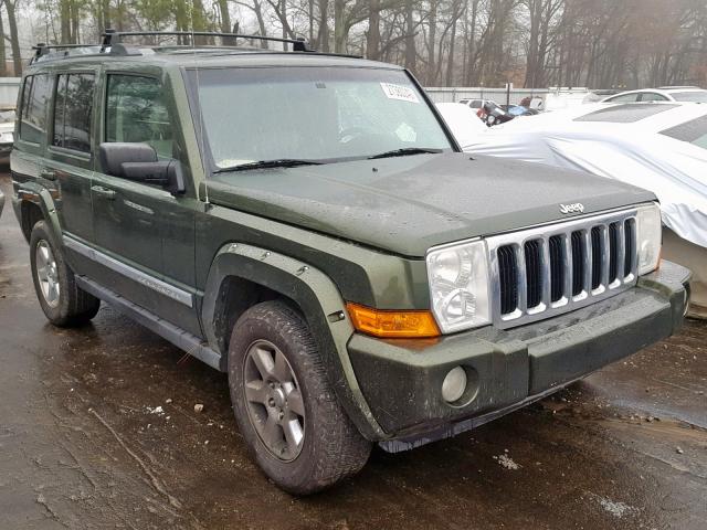 1J8HG58247C547274 - 2007 JEEP COMMANDER GREEN photo 1