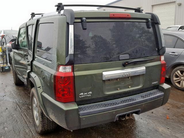 1J8HG58247C547274 - 2007 JEEP COMMANDER GREEN photo 3