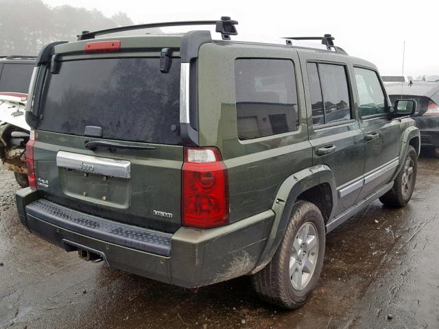 1J8HG58247C547274 - 2007 JEEP COMMANDER GREEN photo 4