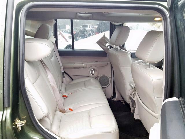 1J8HG58247C547274 - 2007 JEEP COMMANDER GREEN photo 6
